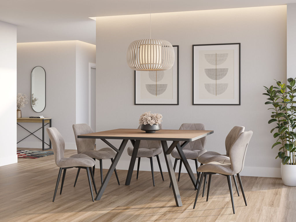 Mesa de Comedor Extensible Beni 136x136 cm