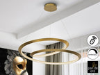 Lámpara de techo Eternity LED pan de oro Ø97 dimable