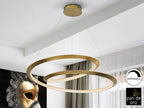 Lámpara de techo Eternity LED pan de oro Ø97