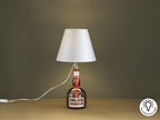 Kit lámpara de mesa para botella pantalla blanca