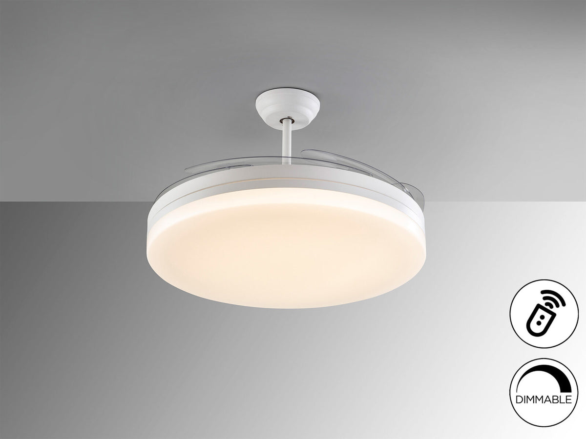 Ventilador de techo Vento Maxi blanco Ø80 LED CCT dimable