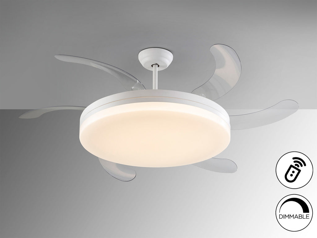 Ventilador de techo Vento Maxi blanco Ø80 LED CCT dimable