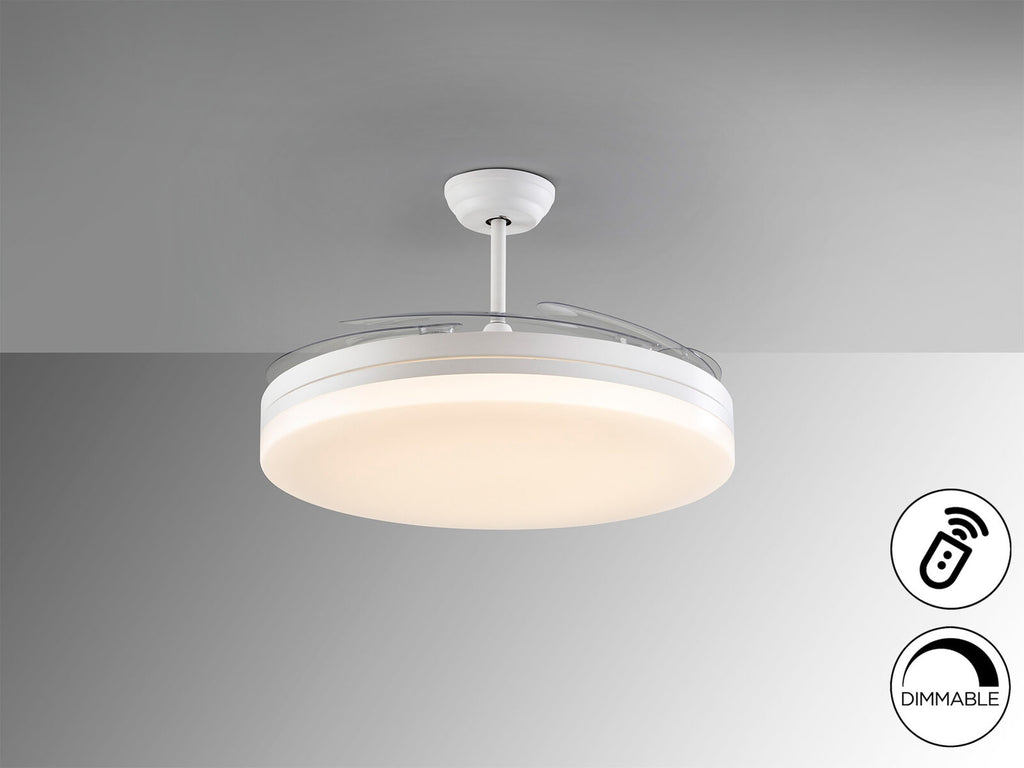 Ventilador de techo Vento Maxi blanco Ø80 LED CCT dimable
