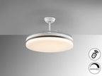 Ventilador de techo Vento Maxi blanco y bronce Ø80 LED CCT dimable
