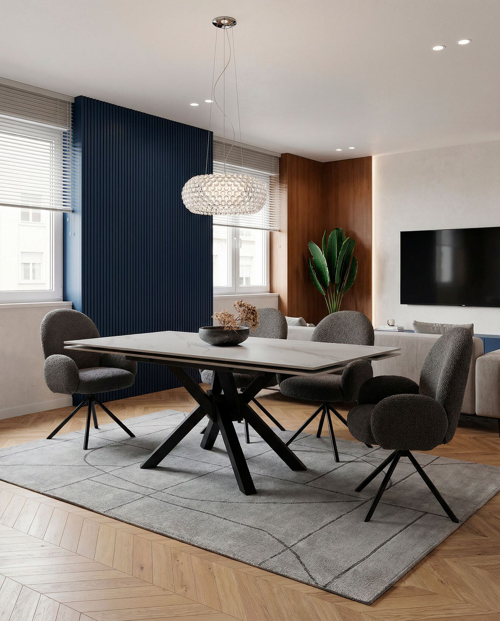 Mesa de Comedor Extensible Arlene 90/150 cm