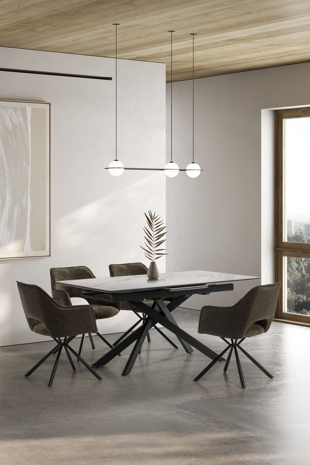 Mesa de Comedor Extensible Belma 160/200 cm