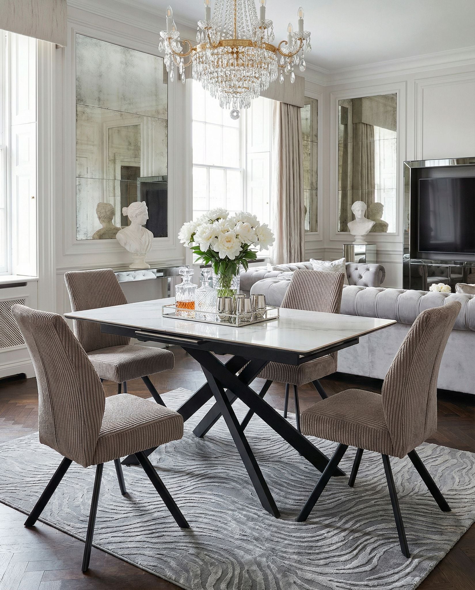 Mesa de comedor extensible Cuenca 160/200 cm - Marckeric