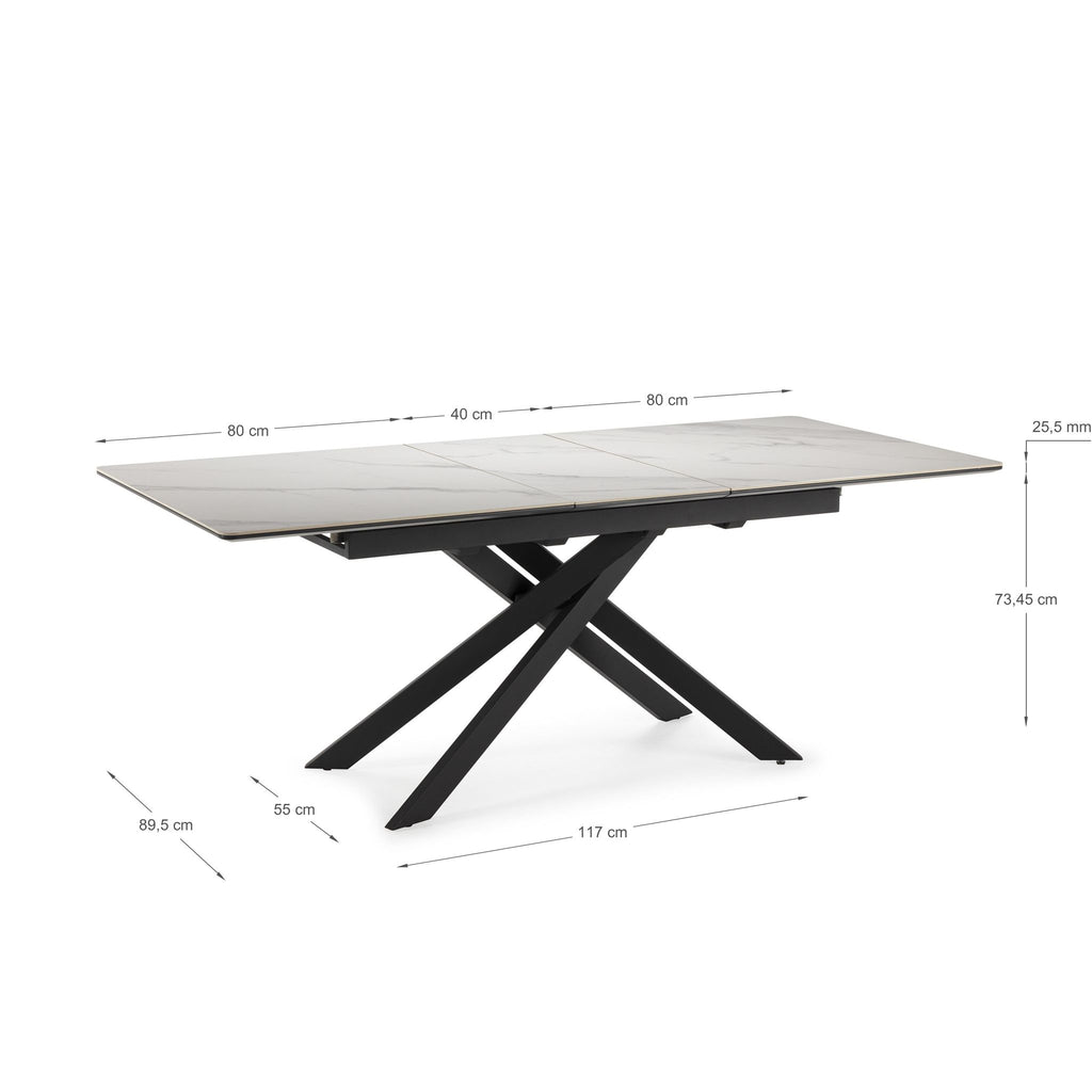 Mesa de Comedor Extensible Belma 160/200 cm