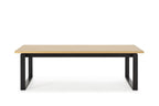 Mesa de comedor Teba 220 cm - Roble / Pie Negro