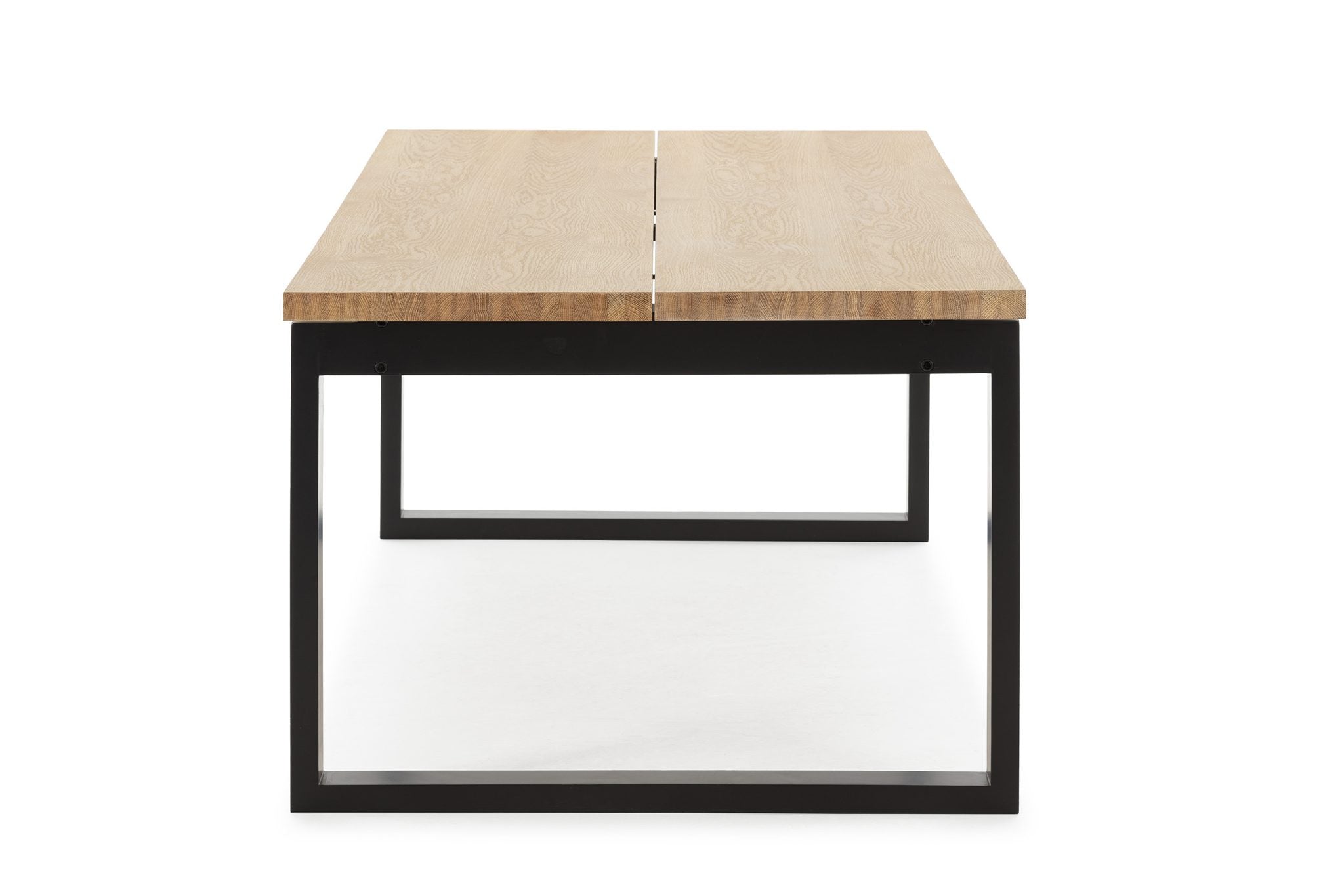 Mesa de comedor Teba 220 cm - Roble / Pie Negro