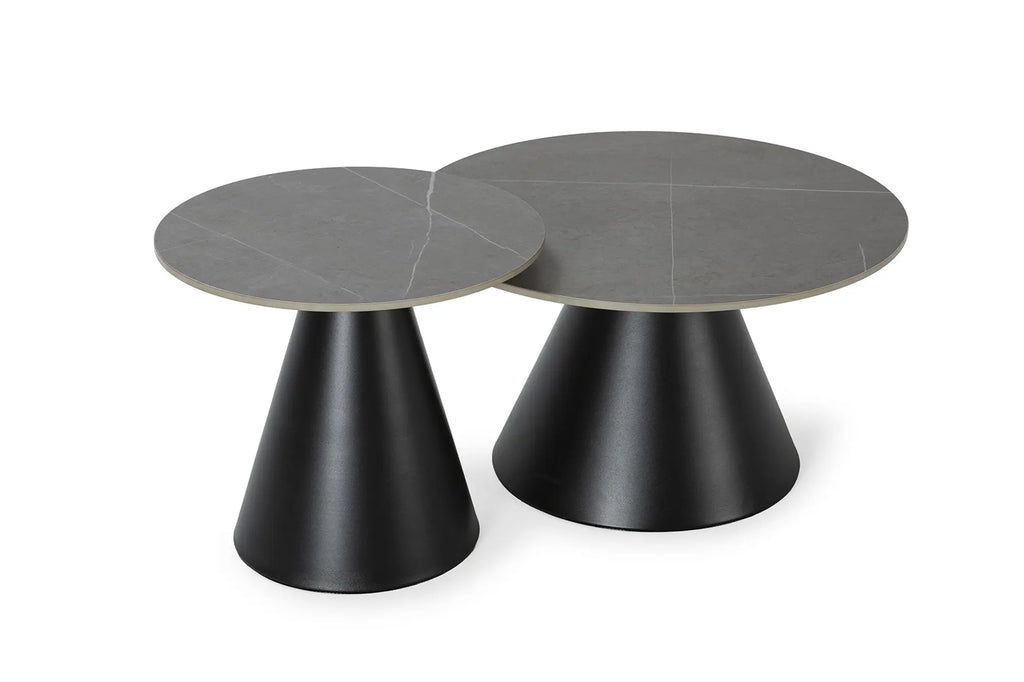 Set 2 Mesas de Centro Louna 70/50 cm