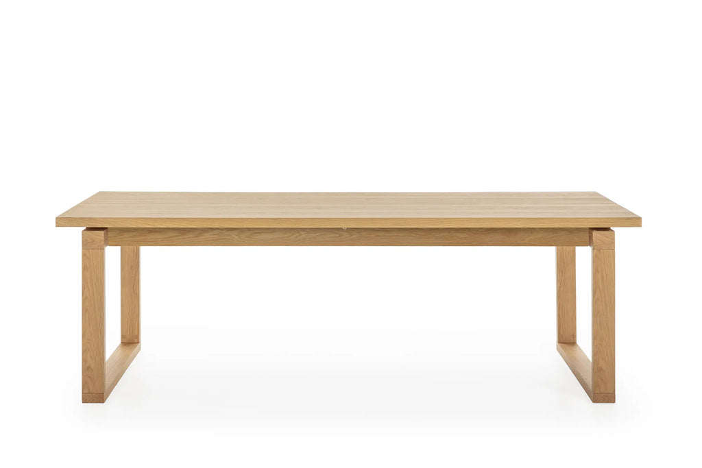 Mesa de Comedor Rina 220 cm - Roble / Pie Roble - frontal