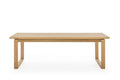 Mesa de Comedor Rina 220 cm - Roble / Pie Roble - frontal