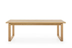 Mesa de Comedor Rina 220 cm - Roble / Pie Roble - frontal