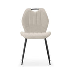 Pack 4 sillas Quesada - Beige / Pata Negra