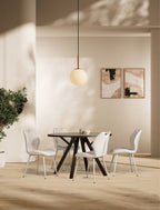 Pack 4 sillas Quesada - Beige / Pata Beige