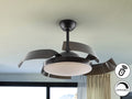 Ventilador de techo Enzo negro LED CCT dimable