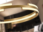 Lámpara de techo Ciclos LED oro Ø60