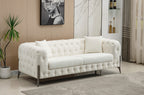 Sofá Chester Cindy 3 Plazas - Linen Blanco