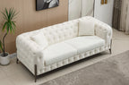 Sofá Chester Cindy 3 Plazas - Linen Blanco