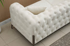 Sofá Chester Cindy 3 Plazas - Linen Blanco