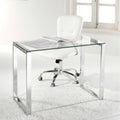 Mesa de Estudio O Despacho Modelo Benetto 100x50 cm Patas Cromadas