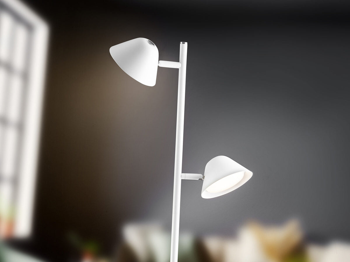 Lámpara de pie Taros 2 luces LED CCT blanco