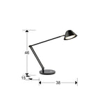 Lámpara de mesa Taros LED CCT - medidas
