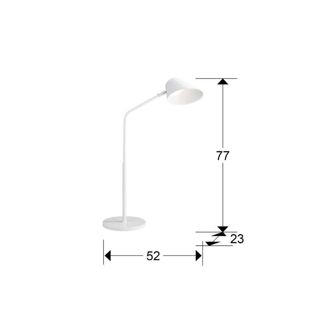 Lámpara de mesa Esino LED CCT - medidas