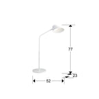 Lámpara de mesa Esino LED CCT - medidas