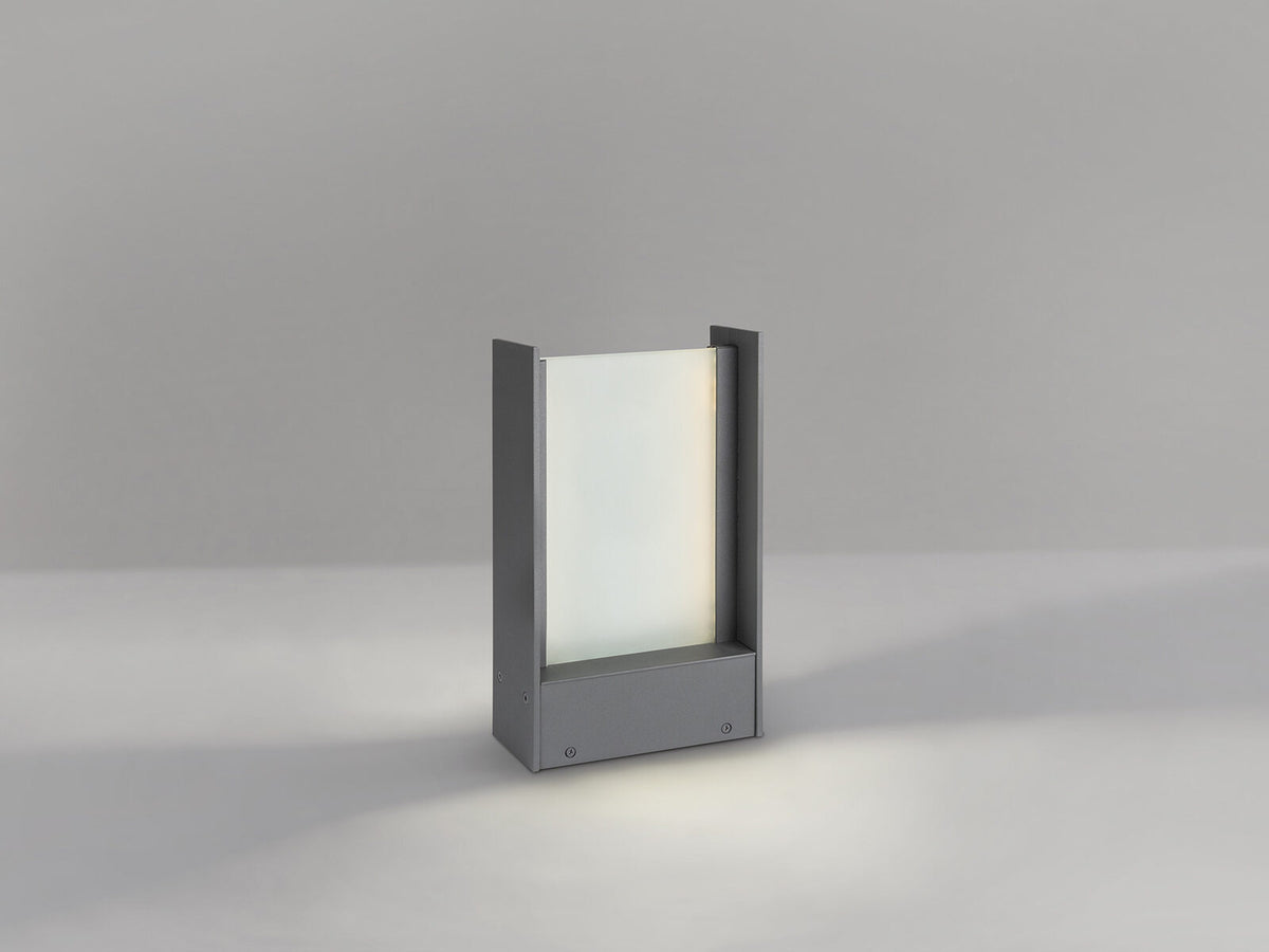 Baliza de exterior LED Matia gris oscuro 30 cm