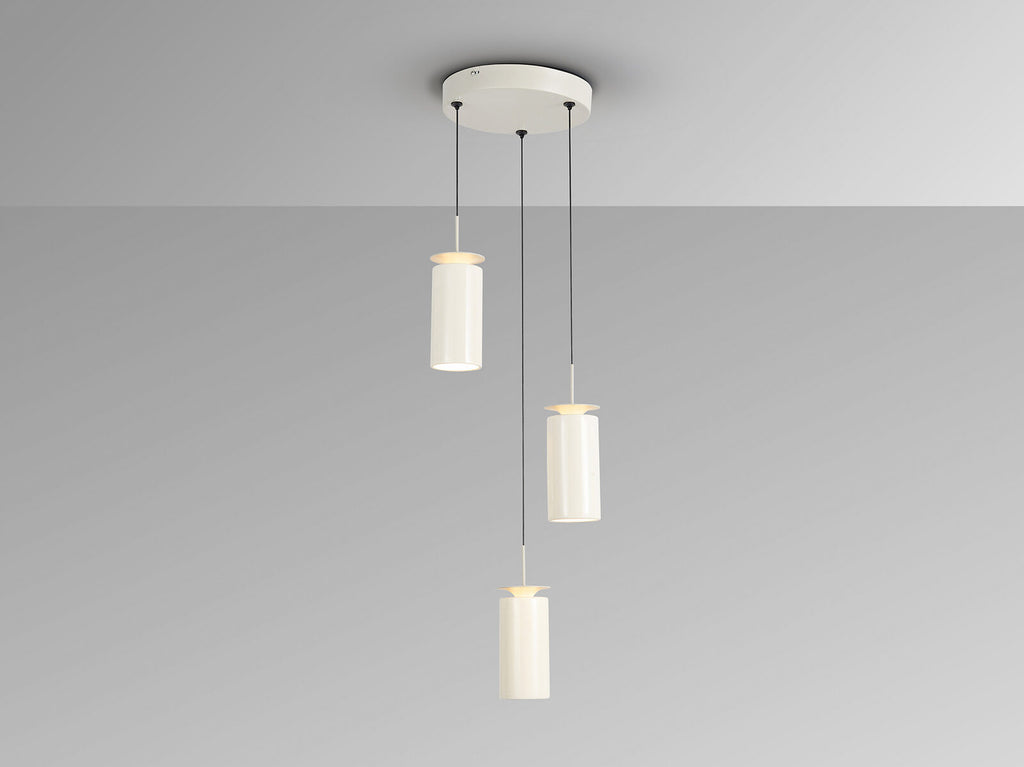 Lámpara de techo Alfara 3 luces crema