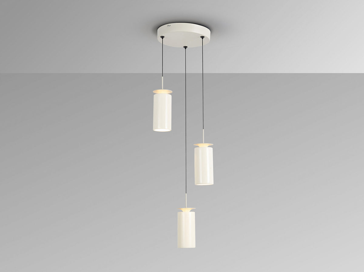 Lámpara de techo Alfara 3 luces crema