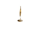 Lámpara de mesa Twist LED oro cepillado