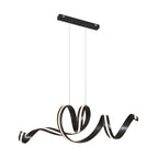 Lámpara de techo Amara horizontal LED CCT negro mate