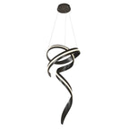 Lámpara de techo Amara vertical LED CCT negro mate