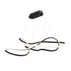 Lámpara de techo grande Evania LED CCT negro mate