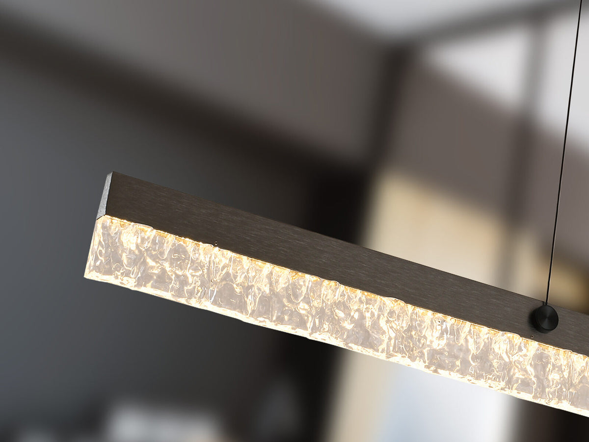 Lámpara de techo Ixias LED CCT gris y negro