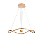 Lámpara de techo Romina LED CCT dorado brillo