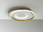 Plafón LED Limbos blanco y oro