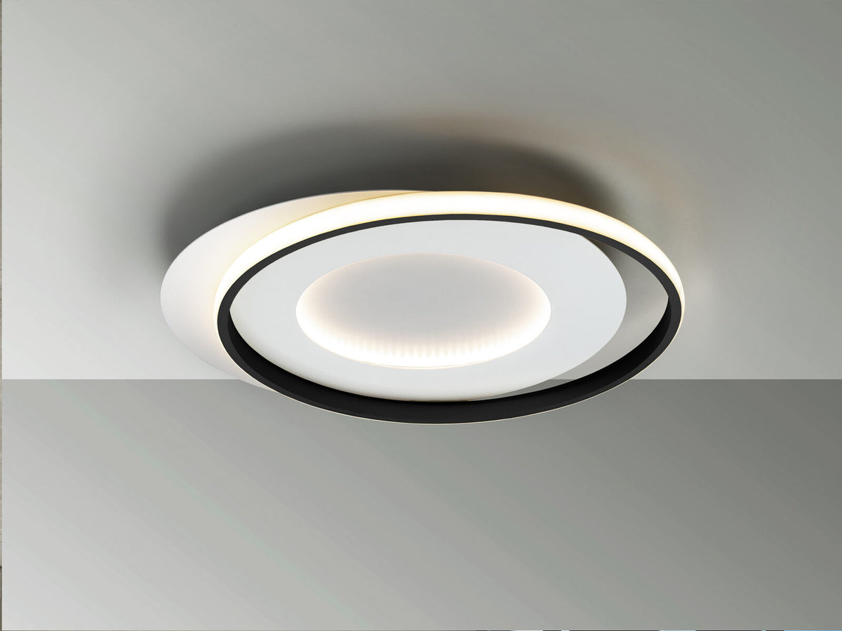 Plafón LED Limbos blanco y negro