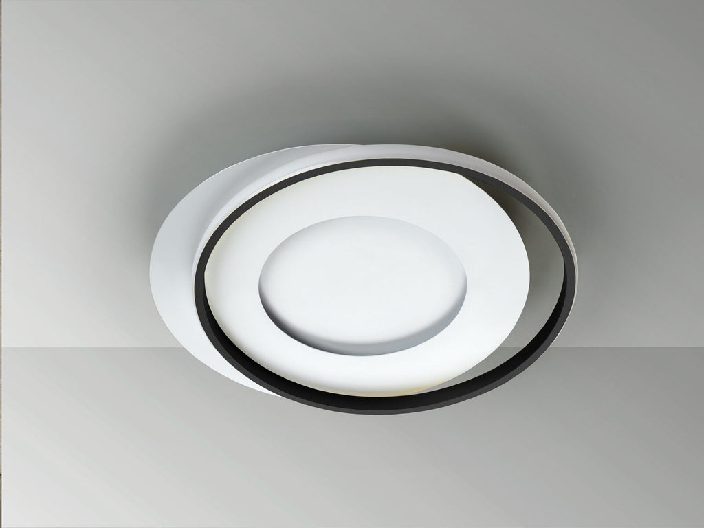 Plafón LED Limbos blanco y negro