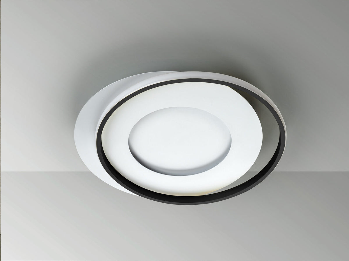 Plafón LED Limbos blanco y negro