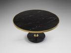 Mesa de centro Dekala Ø90 negro y oro