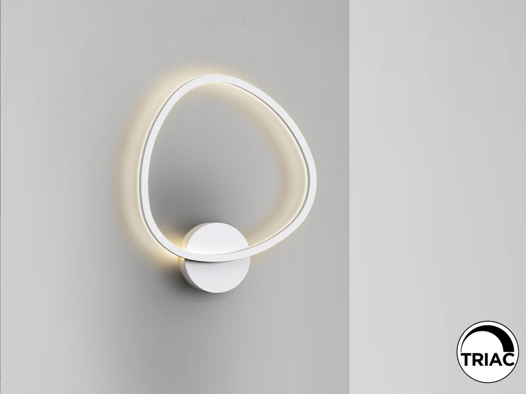 Aplique LED Opalis blanco mate