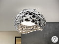 Plafón Narisa 5 luces cromo Ø47