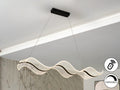 Lámpara de techo Olas LED CCT negro