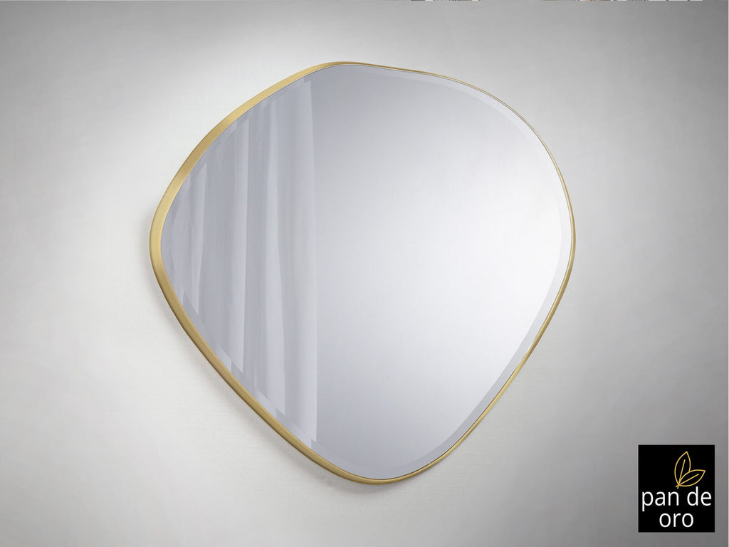 Espejo Mimo 114 × 110 pan de oro