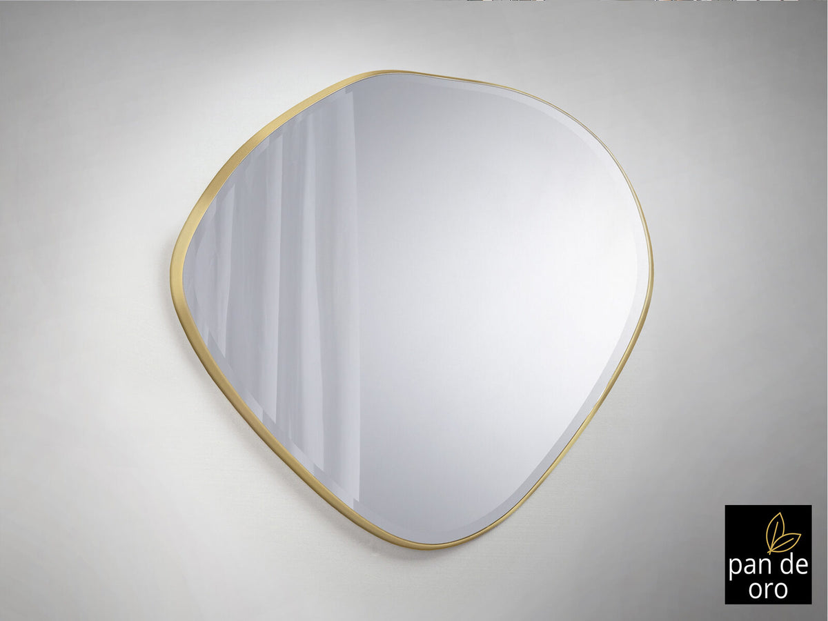 Espejo Mimo 114 × 110 pan de oro