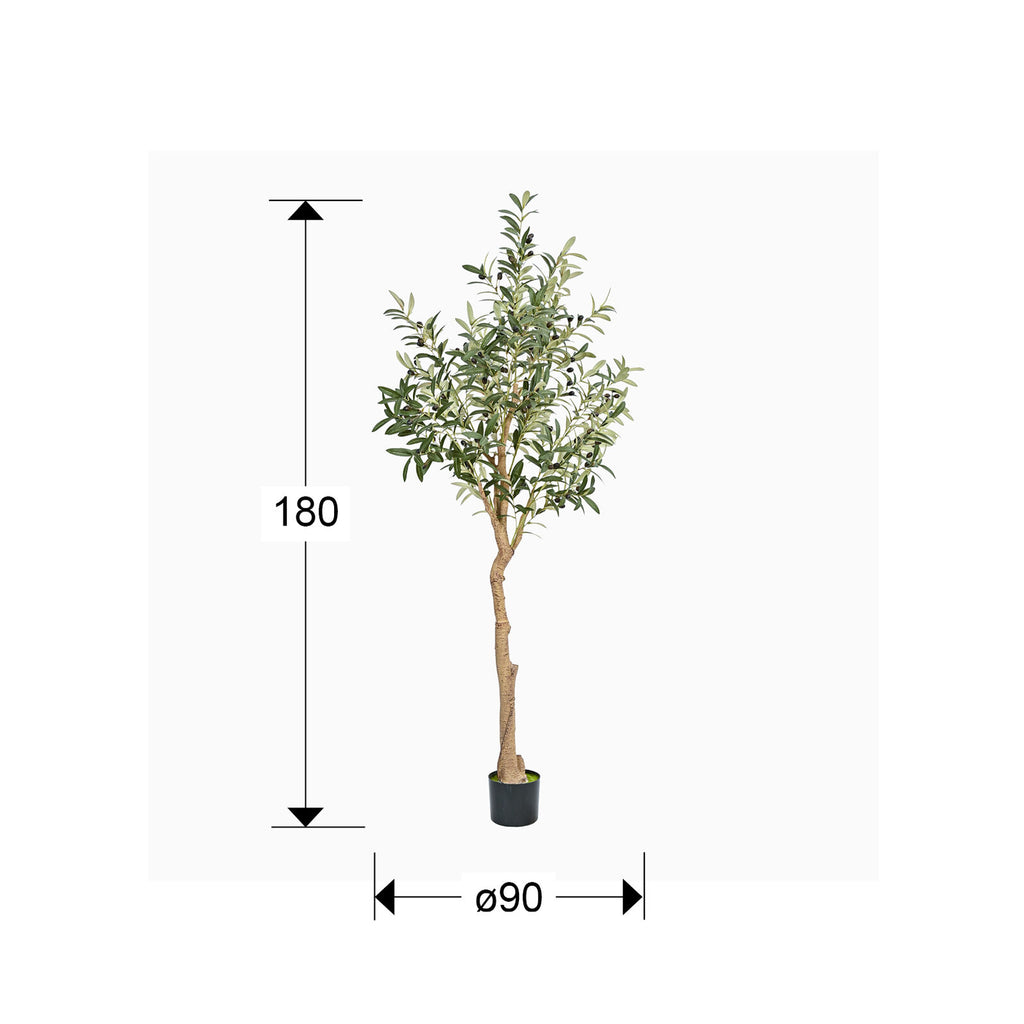 Árbol artificial Olivo 180 cm - medidas